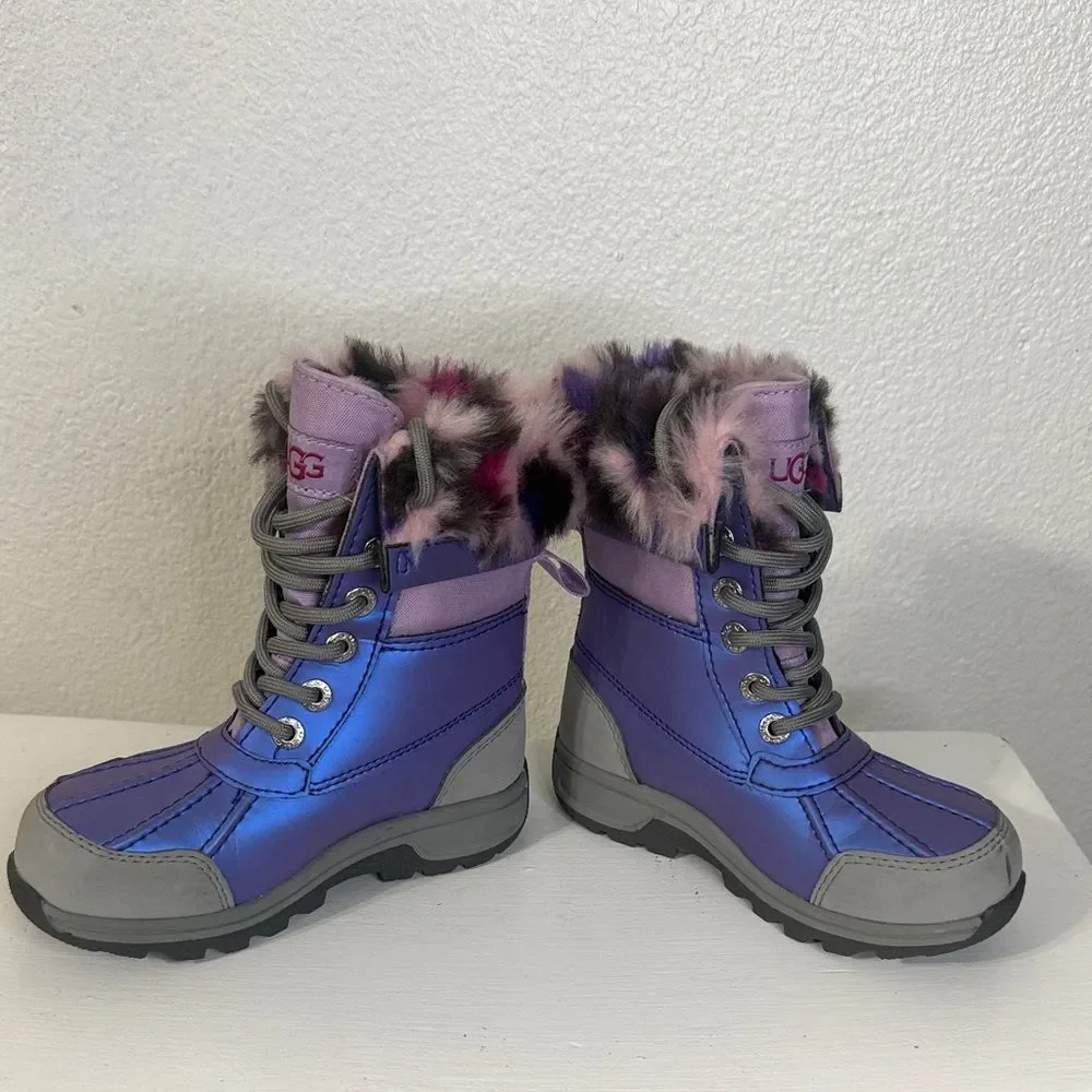 UGG Kids' Butte II CWR Leopard Fairy Tale boot Boots- Toddler 10